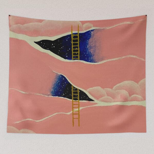 Item preview, Surreal Art Space Ladder designed and sold by wildredhead.