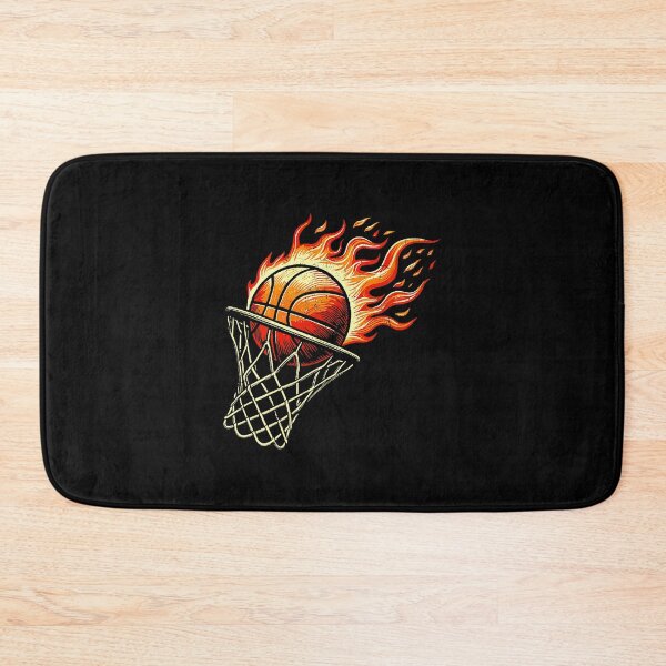 Item preview, Flaming Basketball Slam Shot Dynamic Sports Action designed and sold by allistermariam.