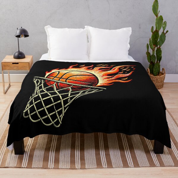 Item preview, Flaming Basketball Slam Shot Dynamic Sports Action designed and sold by allistermariam.