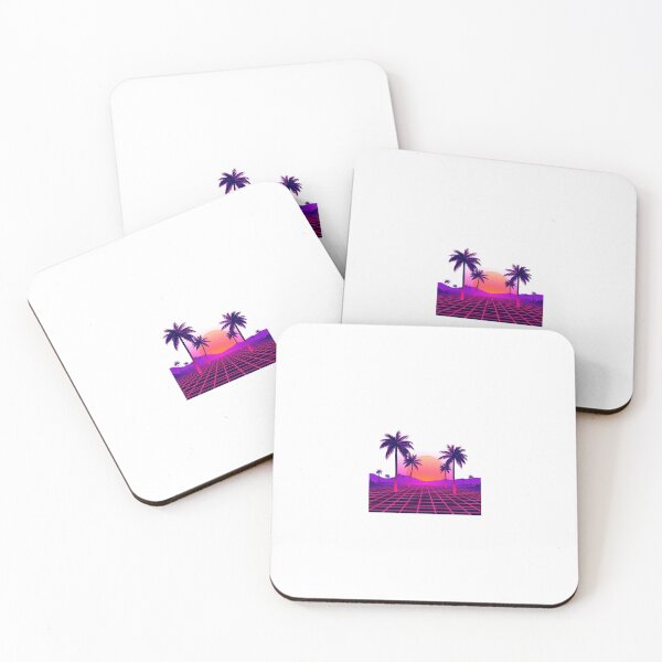Item preview, Retro Synthwave Sunset Palm Trees 80s Aesthetic designed and sold by Higherclothing.