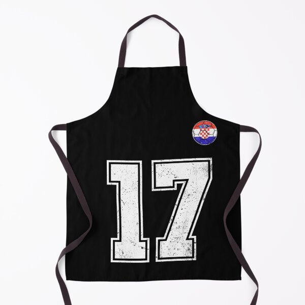 Item preview, Croatia Soccer Number 17 Vintage Sports Fan designed and sold by KristenosNehk.