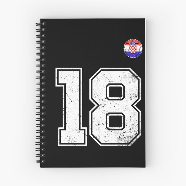 Item preview, Croatia Soccer Number 18 Vintage Sports Fan designed and sold by KristenosNehk.
