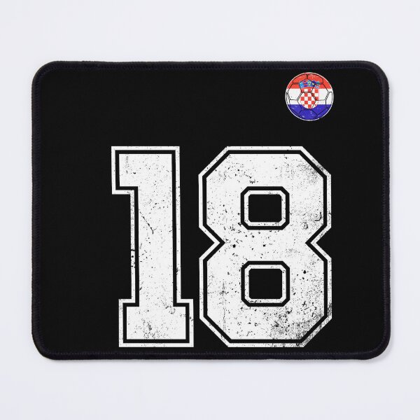 Item preview, Croatia Soccer Number 18 Vintage Sports Fan designed and sold by KristenosNehk.