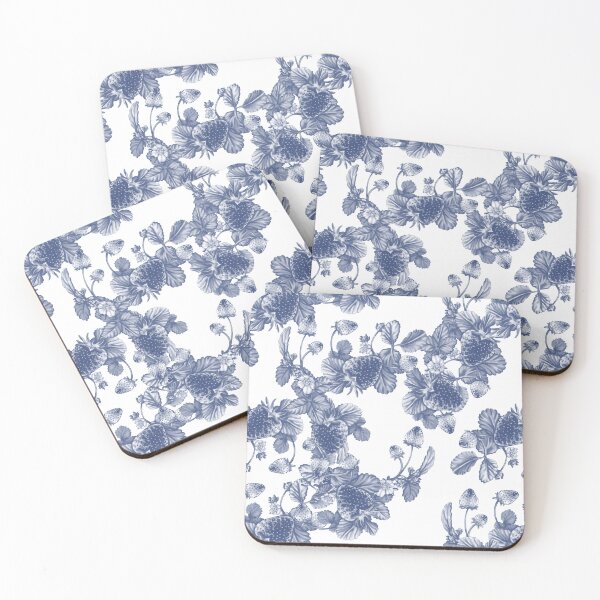 Item preview, Strawberry Summer Dutch Blue designed and sold by Kelsey Worth.