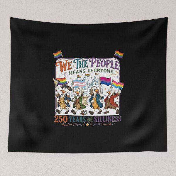 Item preview, We The People Means Everyone 250 Years of Silliness LGBTQ designed and sold by thomas-frame.