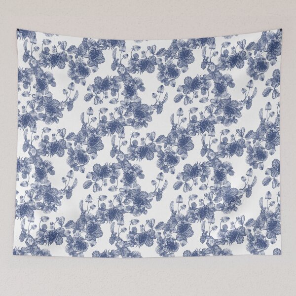 Item preview, Strawberry Summer Dutch Blue designed and sold by Kelsey Worth.