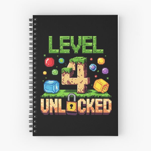 Item preview, Level 4 Unlocked Pixel Gaming Birthday Celebration designed and sold by FGTV2021.