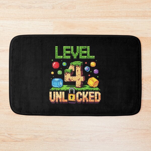 Item preview, Level 4 Unlocked Pixel Gaming Birthday Celebration designed and sold by FGTV2021.