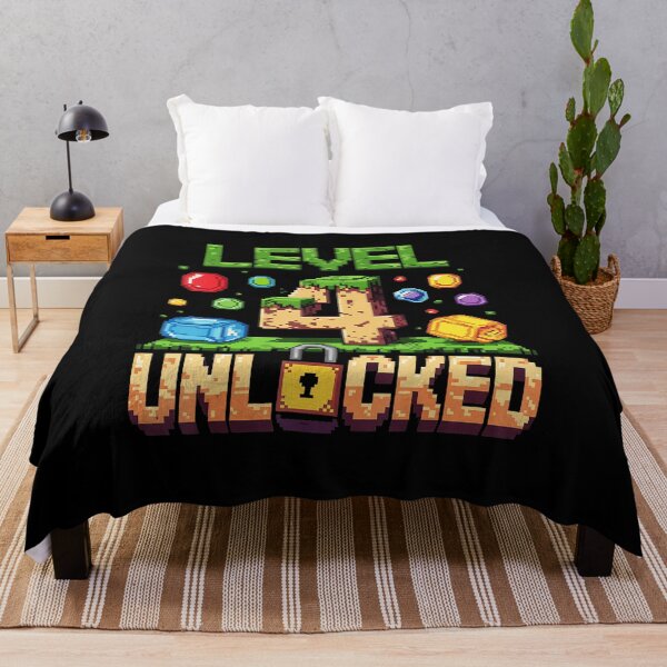 Item preview, Level 4 Unlocked Pixel Gaming Birthday Celebration designed and sold by FGTV2021.