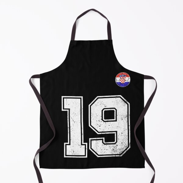 Item preview, Croatia Soccer Number 19 Vintage Sports Fan designed and sold by KristenosNehk.