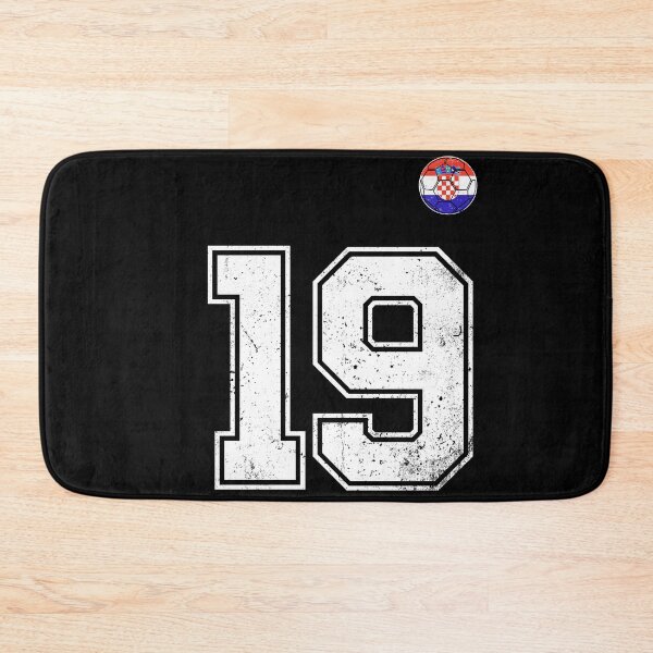 Item preview, Croatia Soccer Number 19 Vintage Sports Fan designed and sold by KristenosNehk.