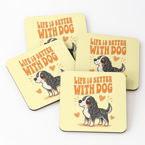 Item preview, Life Is Better With Cavalier Dog designed and sold by Kaurisdigital.