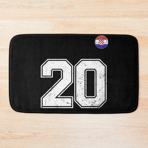 Item preview, Croatia Soccer Number 20 Vintage Sports Fan designed and sold by KristenosNehk.