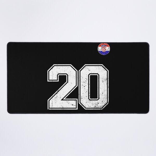 Item preview, Croatia Soccer Number 20 Vintage Sports Fan designed and sold by KristenosNehk.