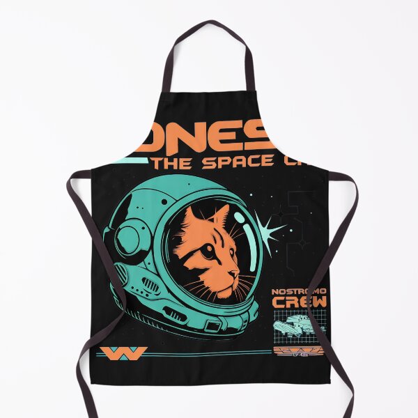 Item preview, Space Cat Astronaut Retro Feline Hero designed and sold by folk-4-arts.