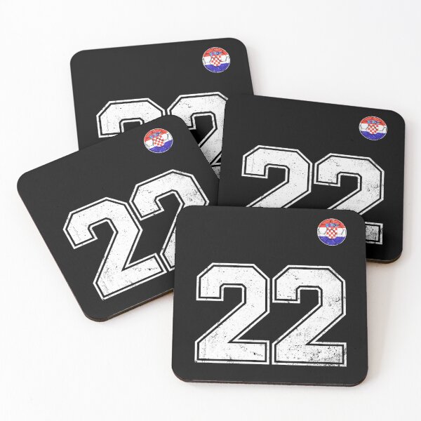 Item preview, Croatia Soccer Number 22 Vintage Sports Fan designed and sold by KristenosNehk.