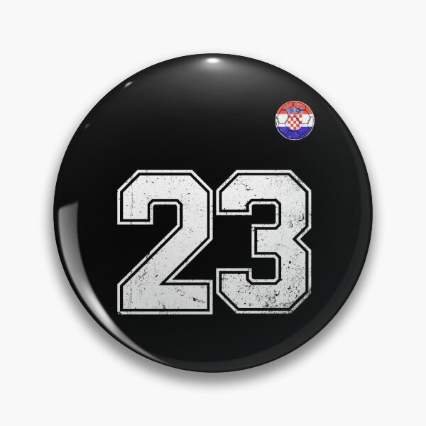 Item preview, Croatia Soccer Number 23 Vintage Sports Fan designed and sold by KristenosNehk.