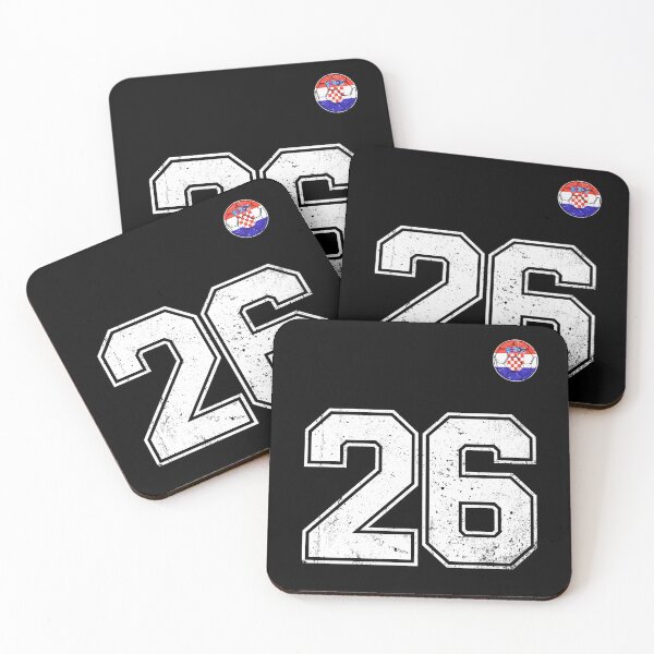 Item preview, Croatia Soccer Number 26 Vintage Sports Fan designed and sold by KristenosNehk.