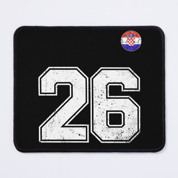 Item preview, Croatia Soccer Number 26 Vintage Sports Fan designed and sold by KristenosNehk.
