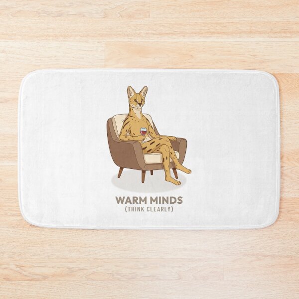 Item preview, Cozy Serval Cat Drinking Wine Vintage Aesthetic designed and sold by COZY VINTAGE animal.