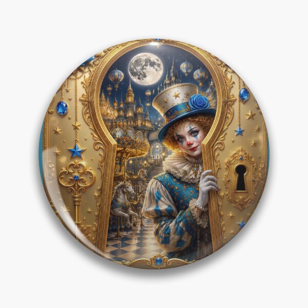 Item preview, Moon Harlequin Portal – Enchanted Castle Beyond the Keyhole designed and sold by sunbowjp stadio.