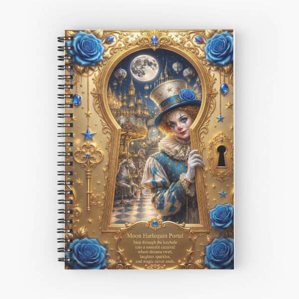Item preview, Moon Harlequin Portal – Enchanted Castle Beyond the Keyhole designed and sold by sunbowjp stadio.