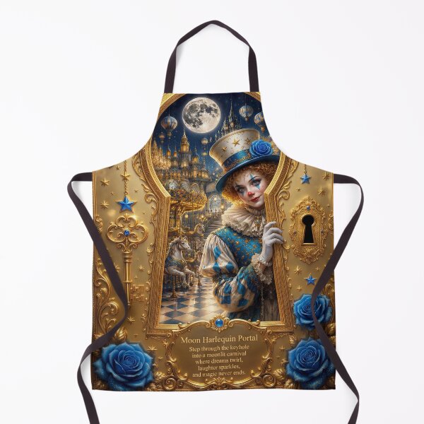 Item preview, Moon Harlequin Portal – Enchanted Castle Beyond the Keyhole designed and sold by sunbowjp stadio.