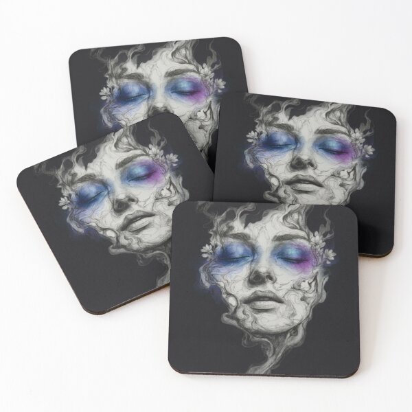 Item preview, Ethereal Face in Mystic Smoke designed and sold by EasyTees4u.