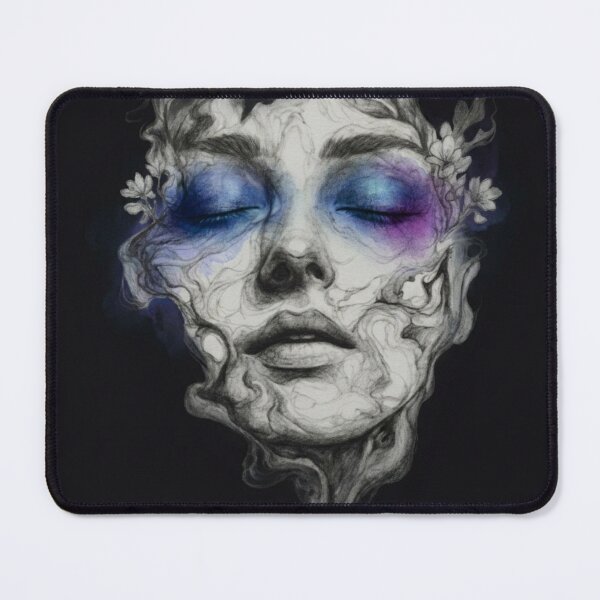 Item preview, Ethereal Face in Mystic Smoke designed and sold by EasyTees4u.