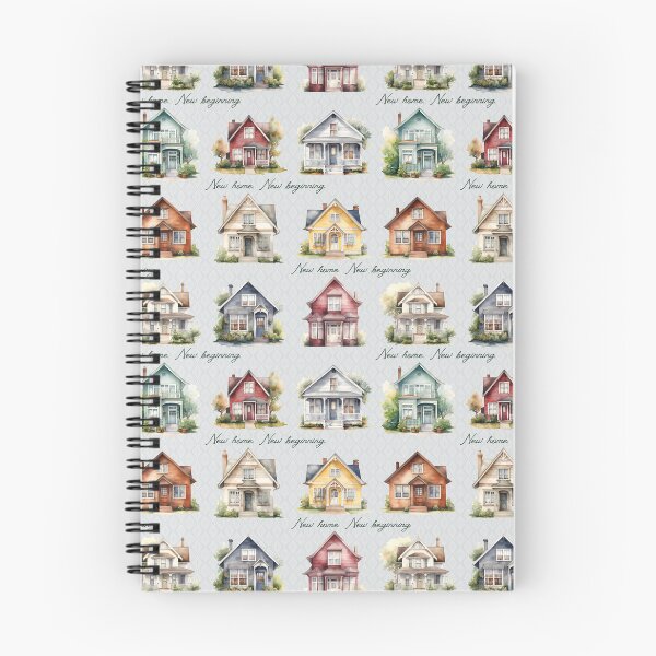 Aperçu de l'œuvre Nouvelle maison, nouveau départ, modèle de maisons créée et vendue par SparkSpiral.