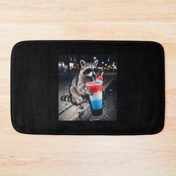 Item preview, 4th Of July Raccoon Drinking Patriotic Slushie designed and sold by collinswired.
