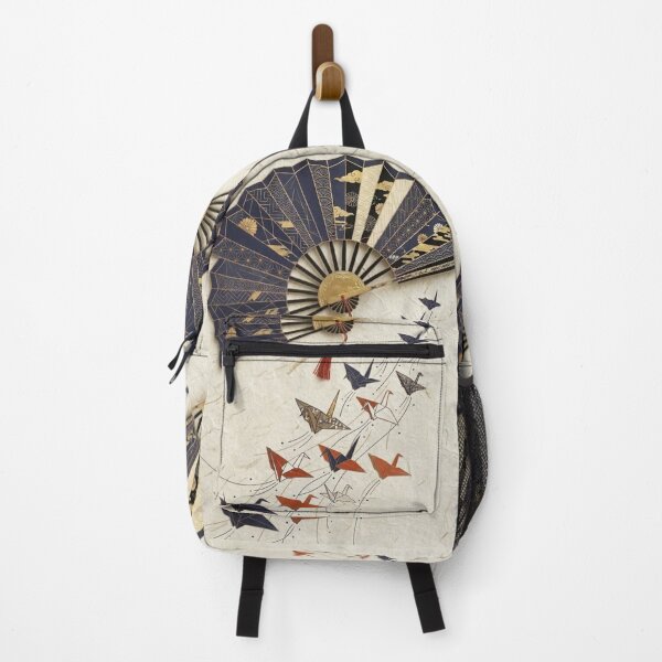 Item preview, Elegant Japanese Sensu Fan and Origami Cranes designed and sold by Hikariha Studio.