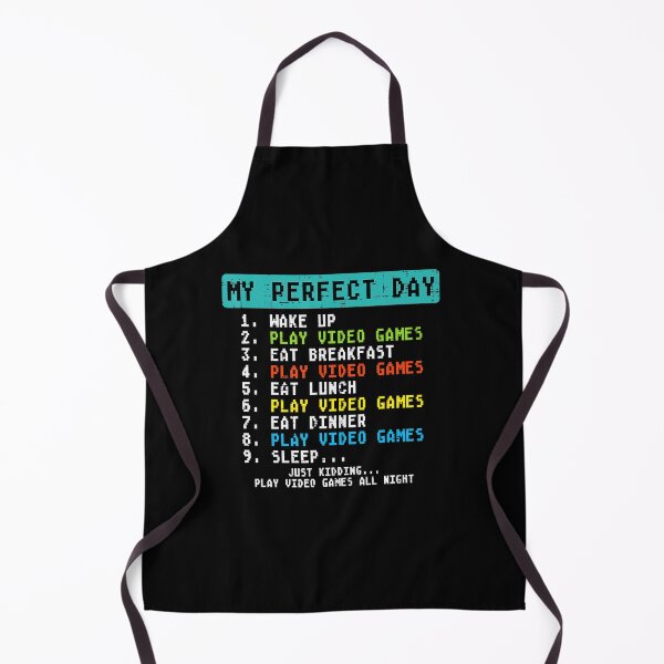 Item preview, My Perfect Day Video Games and Breakfast Funny Gamer Checklist designed and sold by FGTV2021.
