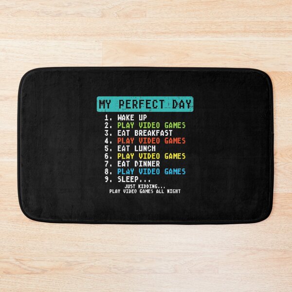 Item preview, My Perfect Day Video Games and Breakfast Funny Gamer Checklist designed and sold by FGTV2021.
