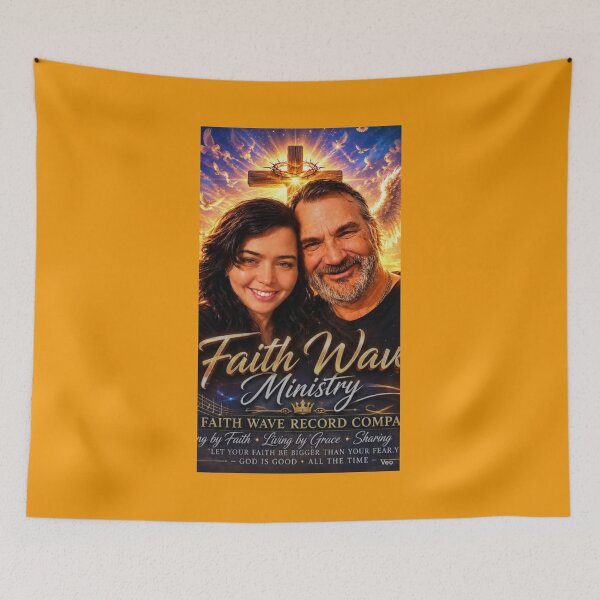 Item preview, Faith Wave Ministry — Living by Faith, Living by Grace designed and sold by MastersDesignNk.