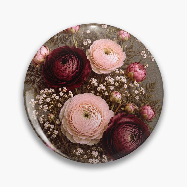 Item preview, Vintage Ranunculus Bouquet designed and sold by Violet Eugene.