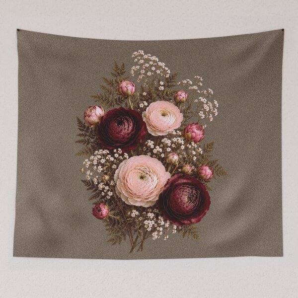 Item preview, Vintage Ranunculus Bouquet designed and sold by Violet Eugene.