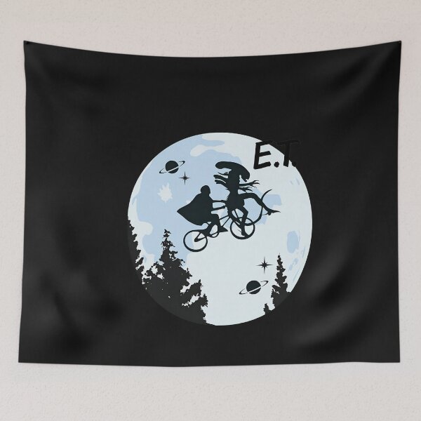 Item preview, Flying Bicycle Moon Monster Mashup designed and sold by MiniStars9897.