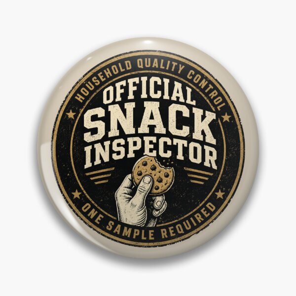 Item preview, Official Snack Inspector Funny Dad designed and sold by POD DYNASTY.