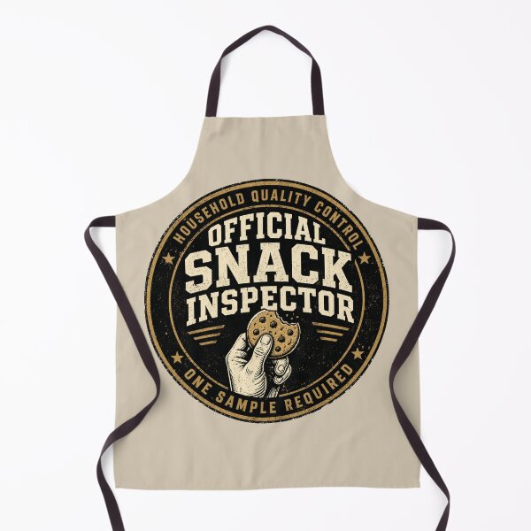 Item preview, Official Snack Inspector Funny Dad designed and sold by POD DYNASTY | Original Print On Demand T-Shirt Graphics.