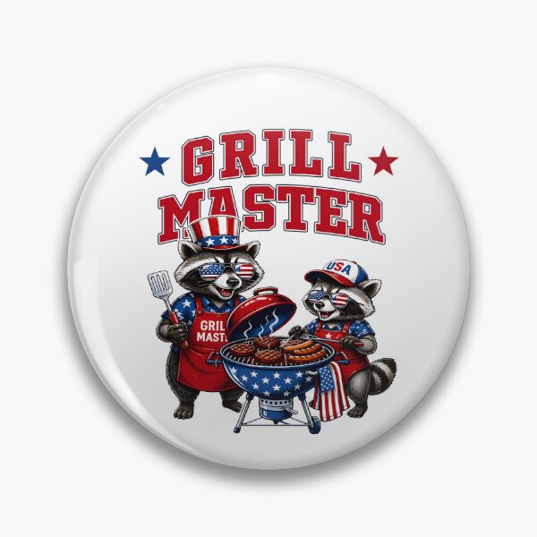 Item preview, Grill Master Raccoon designed and sold by Johnny-Store.