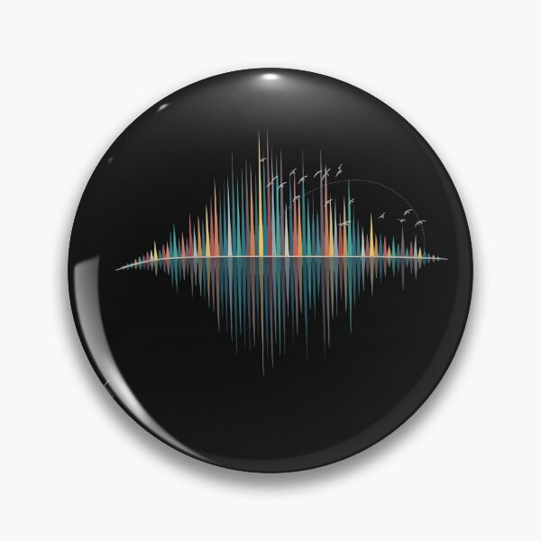 Item preview, Colorful Audio Waveform Reflection Art designed and sold by MiniStars9897.