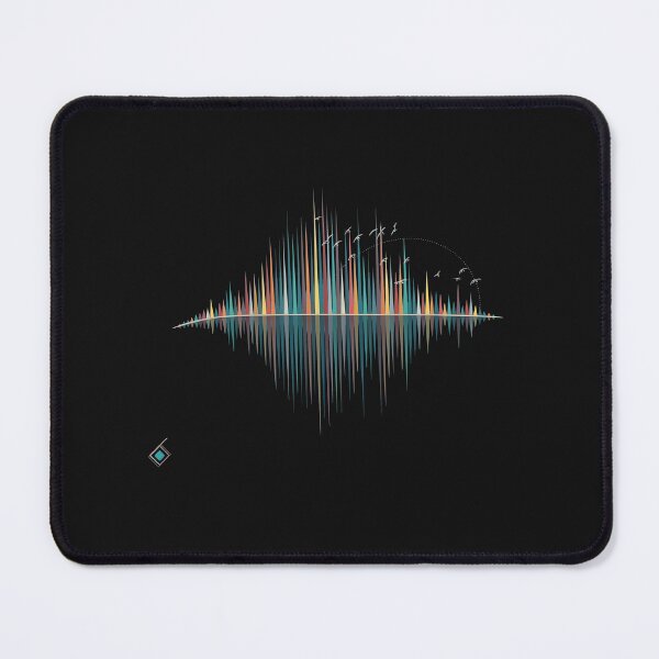 Item preview, Colorful Audio Waveform Reflection Art designed and sold by MiniStars9897.