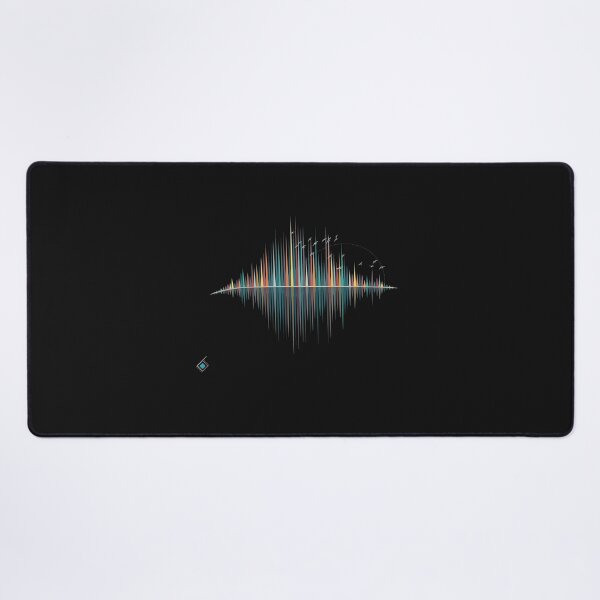 Item preview, Colorful Audio Waveform Reflection Art designed and sold by MiniStars9897.