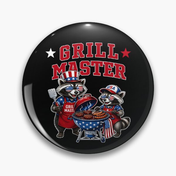 Item preview, Grill Master Raccoon designed and sold by Johnny-Store.