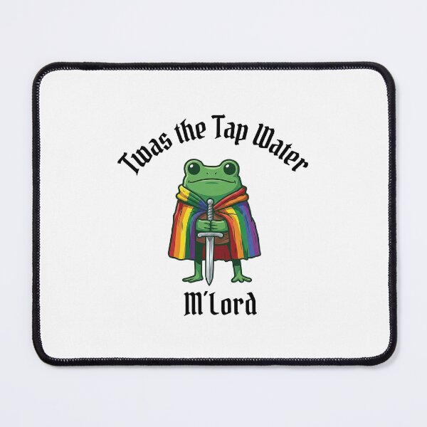 Item preview, Twas the Tap Water Funny Frog LGBTQ Pride designed and sold by DeionGoldner.