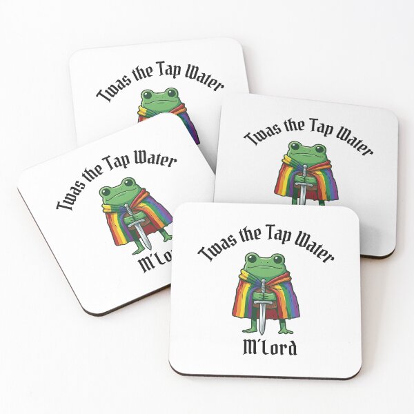 Item preview, Twas the Tap Water Funny Frog LGBTQ Pride designed and sold by DeionGoldner.