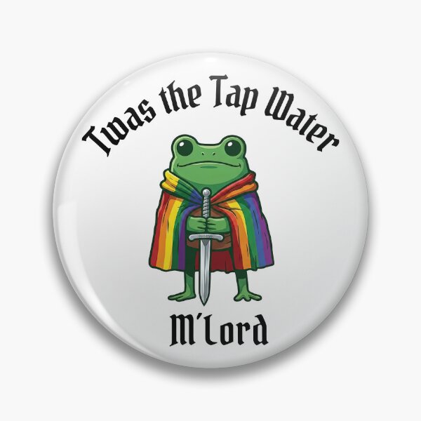 Item preview, Twas the Tap Water Funny Frog LGBTQ Pride designed and sold by DeionGoldner.