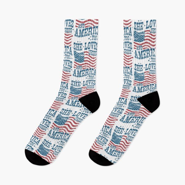 Item preview, She Loves Jesus And America Too designed and sold by collinswired.