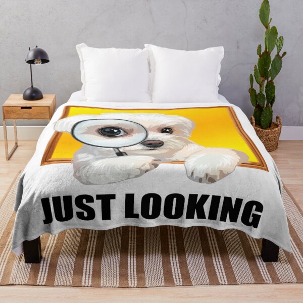 Item preview, Cool Puppy Just Looking - Funny Dog Detective Illustration designed and sold by Surreal Characters & Cute Pups.
